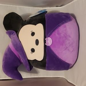 Minnie Mouse Disney Witch Halloween Squishmallows NWT 2021 kellytoy